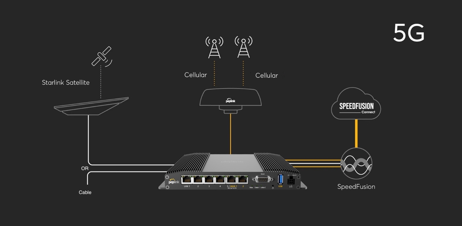 Peplink network